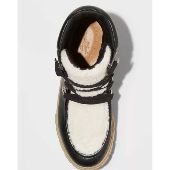 Women’s Black Kimber Sherpa Tongue Boots Universal Thread size 7. - Picture 2 of 8